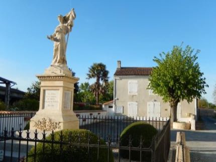 Vue de Dœuil-sur-le-Mignon (Plaine d’Aunis)
